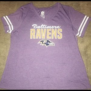 LADIES XXL RAVENS NFL T-SHIRT